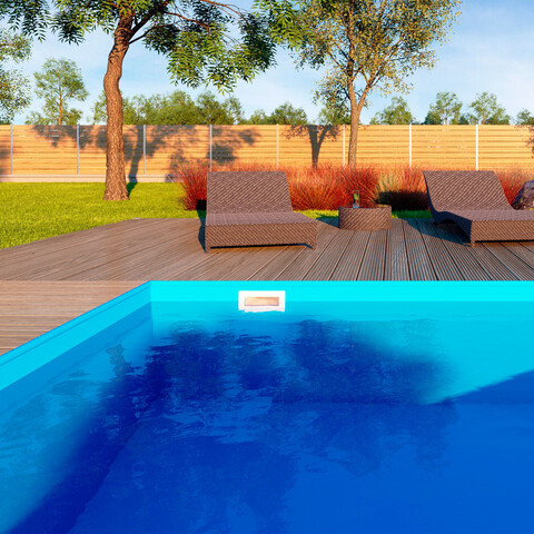 Skimmerový bazén 2 detail